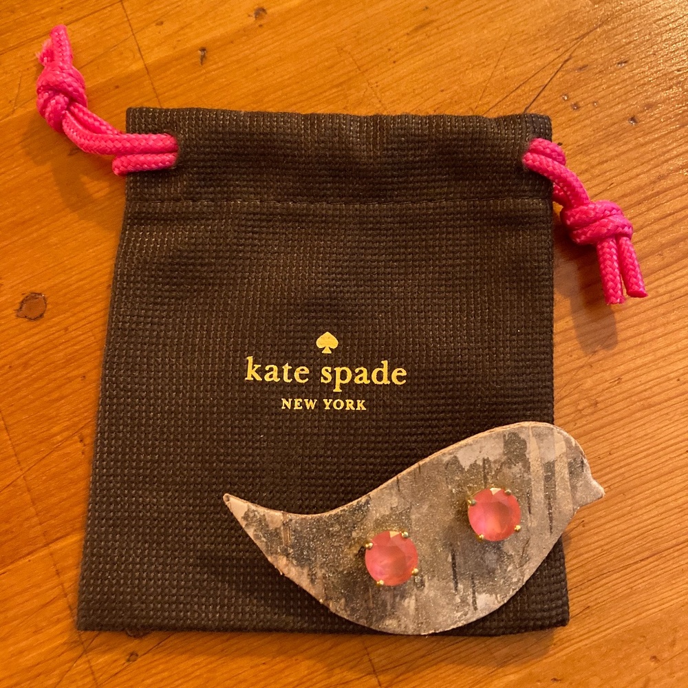 Kate Spade Hot Pink Gum Drop Earrings